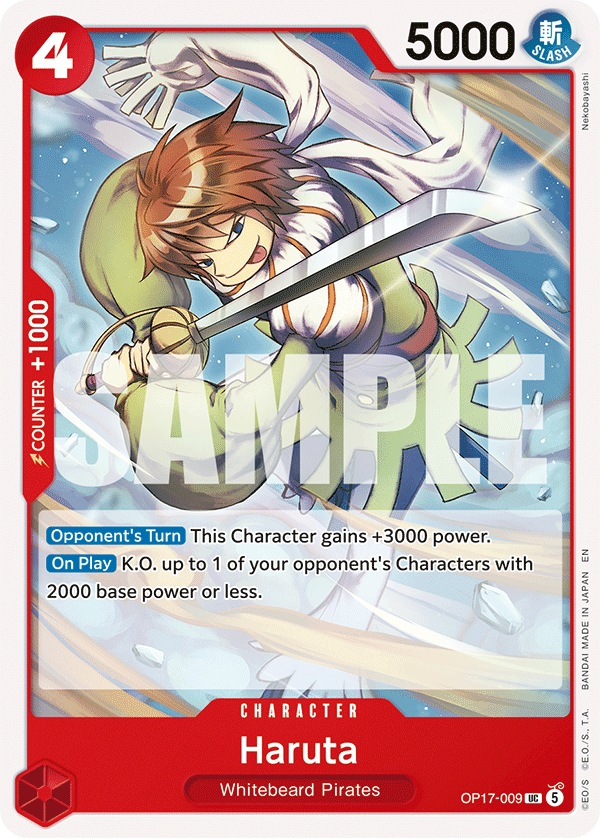 Uncommon: Haruta OP17-009