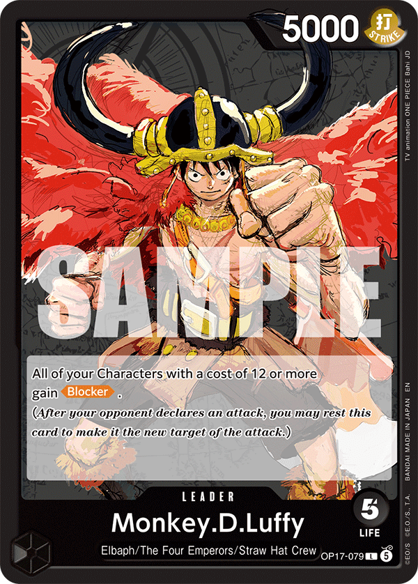 Leader · Standard: Monkey.D.Luffy OP17-079