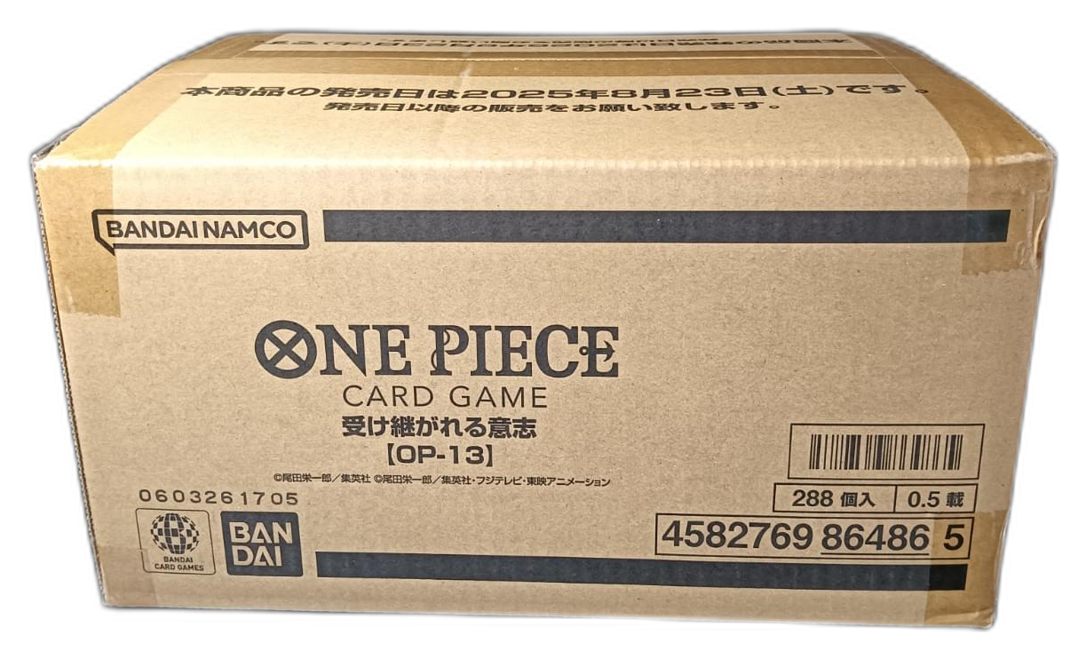One Piece Card Game – Carrying on His Will (OP-13) Booster Case – Japanisch
