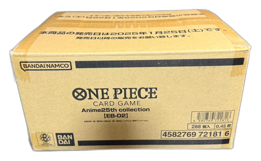 One Piece Card Game – Anime 25th Collection (EB-02) Booster Case – Japanisch