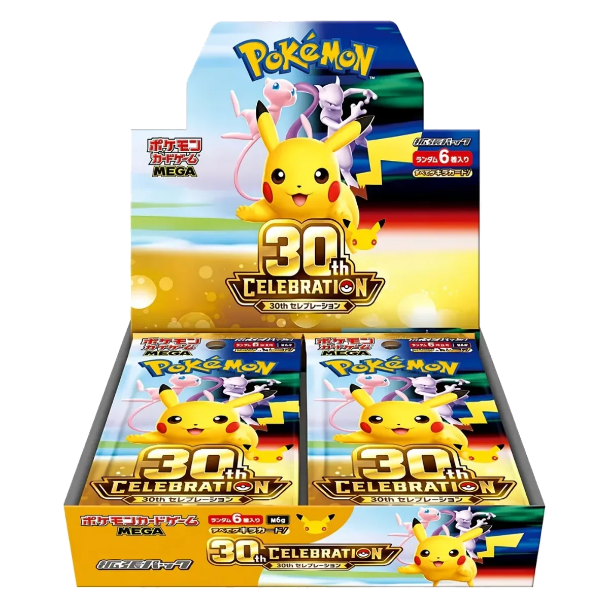 Pokémon TCG „30th CELEBRATION“ (M6a) - Booster Display (Japanische Edition