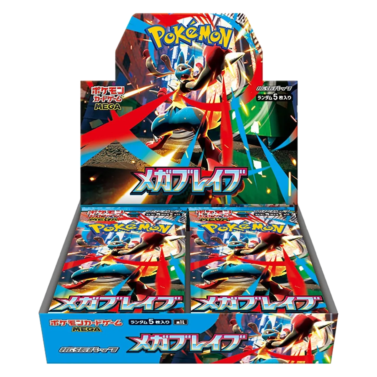 Pokémon TCG – Mega Brave (M1L) Booster Display – Japanisch