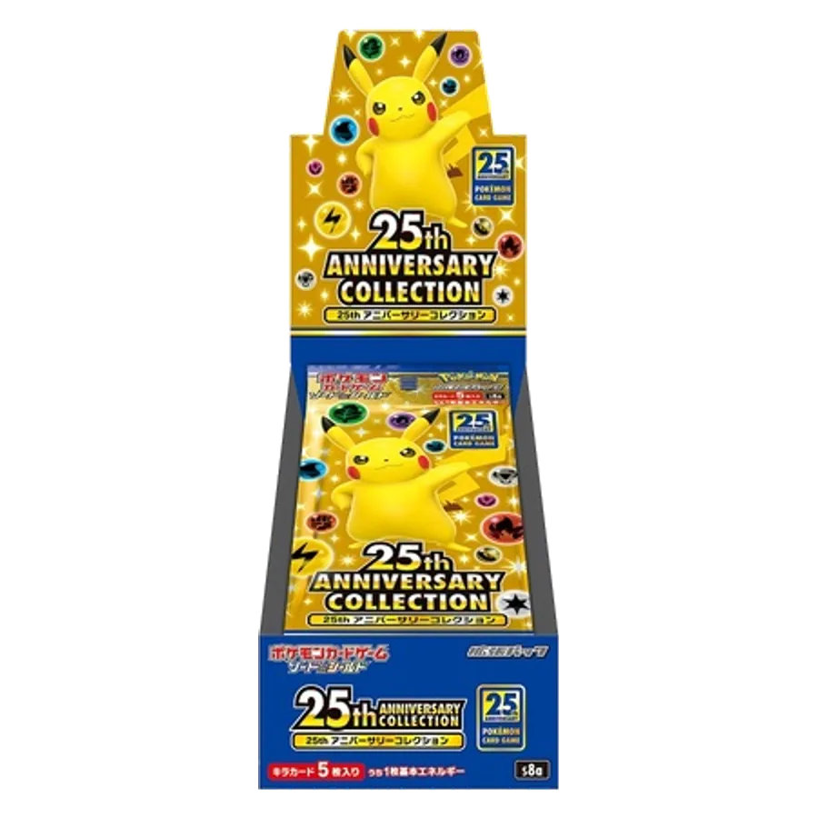 Pokémon TCG – 25th Anniversary Collection (S8a) Booster Display – Japanisch