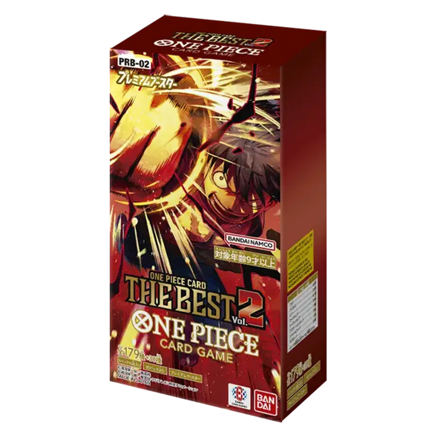 One Piece Card Game – ONE PIECE CARD THE BEST vol.2 (PRB-02) Booster Display – Japanisch