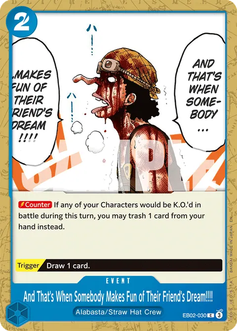And That's When Somebody Makes Fun of Their Friend's Dream!!!!