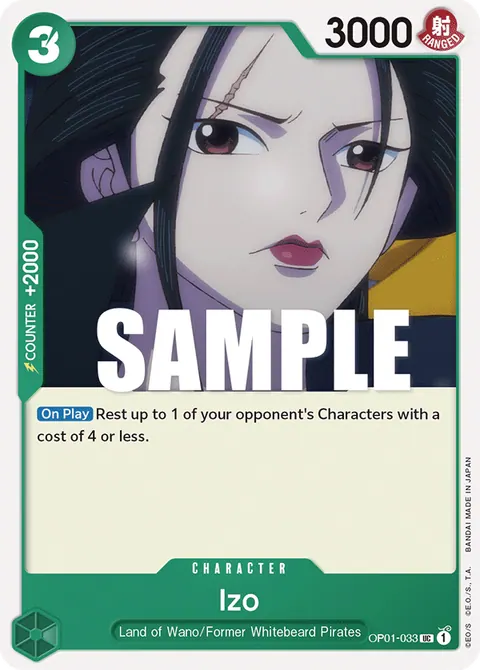 Izo (OP01-033) (Jolly Roger Foil)