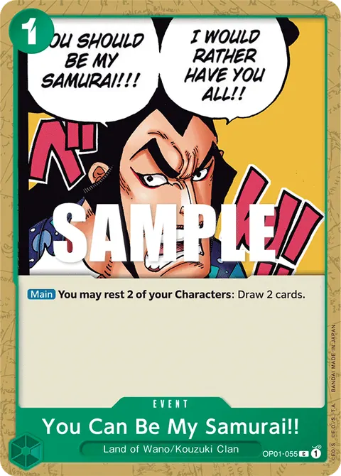 You Can Be My Samurai!! (Pirate Foil)