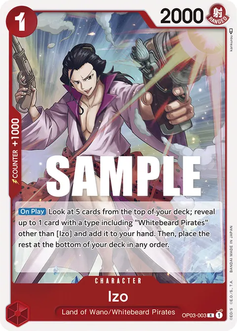 Izo (OP03-003) (Jolly Roger Foil)