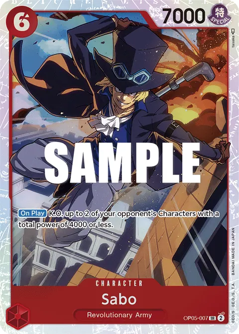 Sabo (OP05-007) (Reprint)
