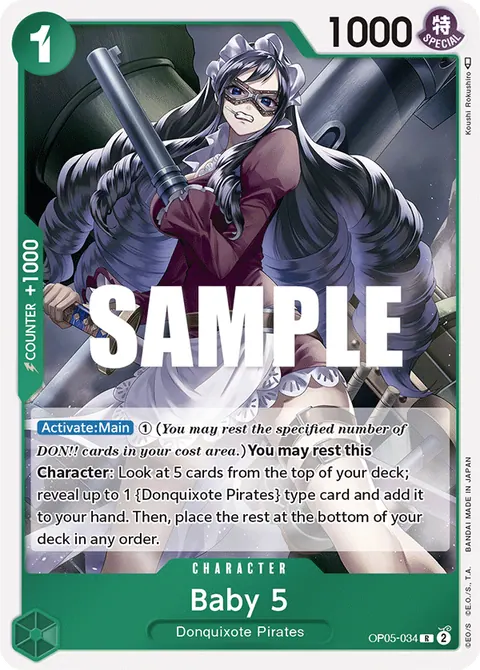 Baby 5 (OP05-034) (Alternate Art)