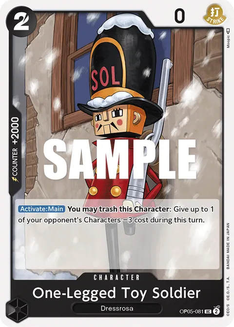 One-Legged Toy Soldier (Jolly Roger Foil)