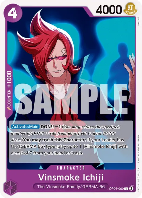 Vinsmoke Ichiji (OP06-060) (Jolly Roger Foil)
