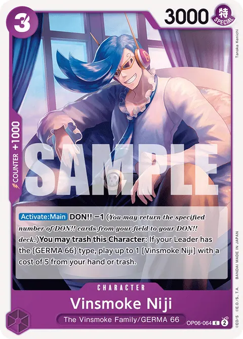 Vinsmoke Niji (OP06-064) (Jolly Roger Foil)