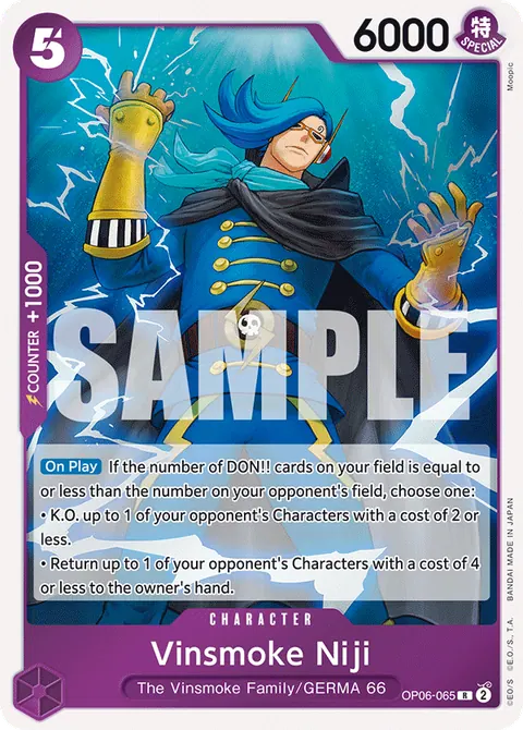 Vinsmoke Niji (OP06-065) (Jolly Roger Foil)