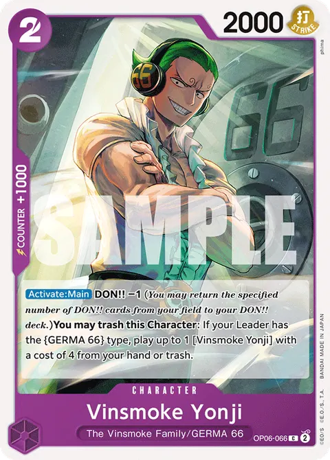 Vinsmoke Yonji (OP06-066) (Jolly Roger Foil)