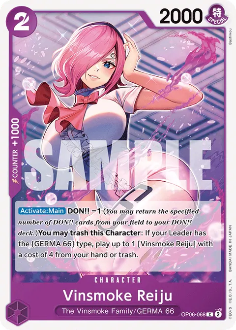 Vinsmoke Reiju (OP06-068) (Jolly Roger Foil)