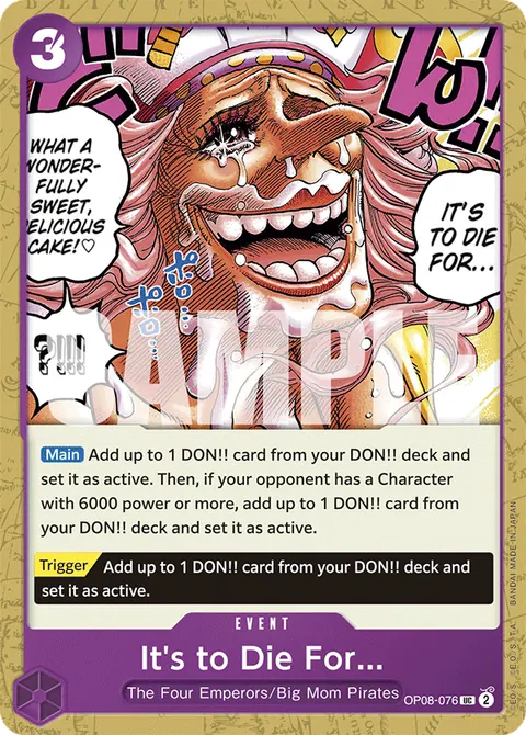 It's to Die For (Pirate Foil)