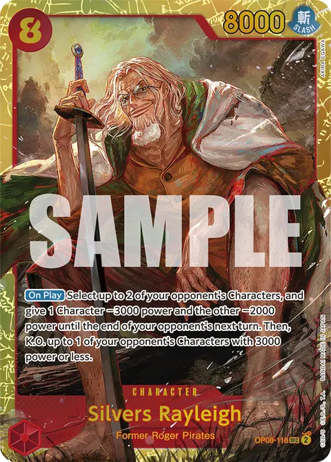 Silvers Rayleigh - OP08-118 (Reprint)