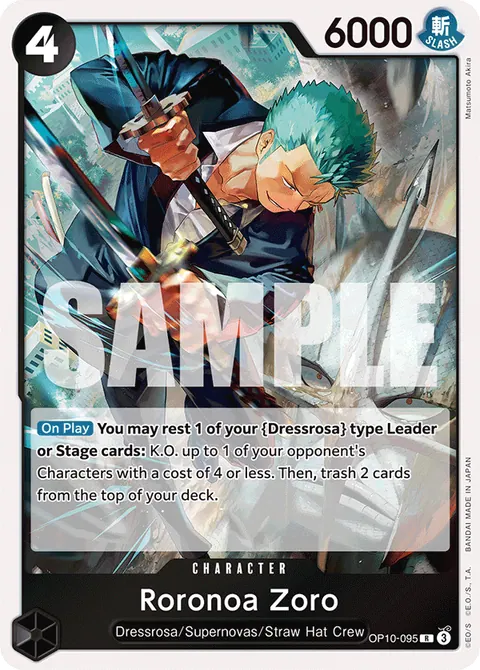 Roronoa Zoro - OP10-095 (Alternate Art)