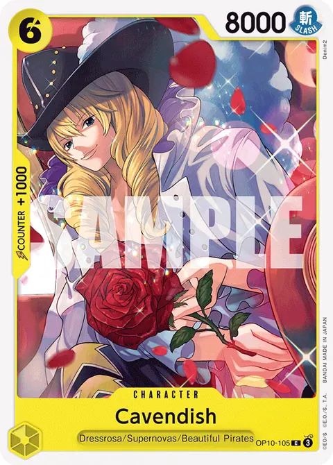Cavendish - OP10-105 (Pirate Foil)