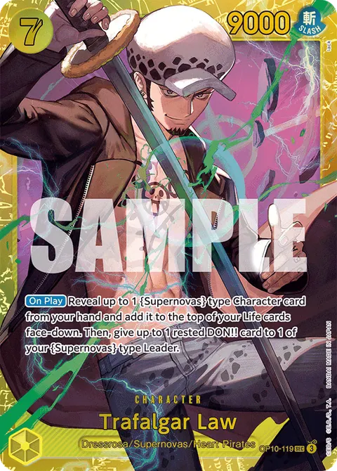 Trafalgar Law - OP10-119 (Reprint)