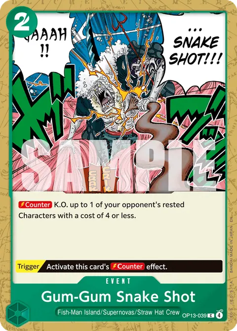 Gum-Gum Snake Shot