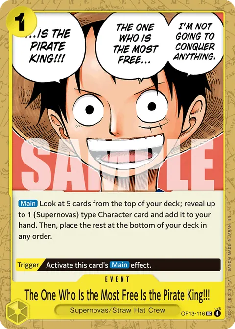 The One Who Is the Most Free Is the Pirate King!!!