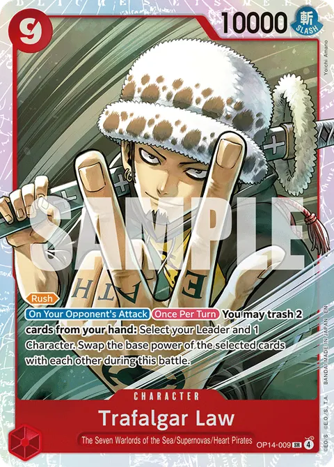 Trafalgar Law - OP14-009 (Alternate Art)