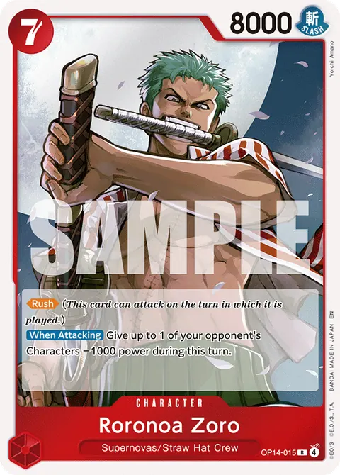 Roronoa Zoro - OP14-015 (Alternate Art)