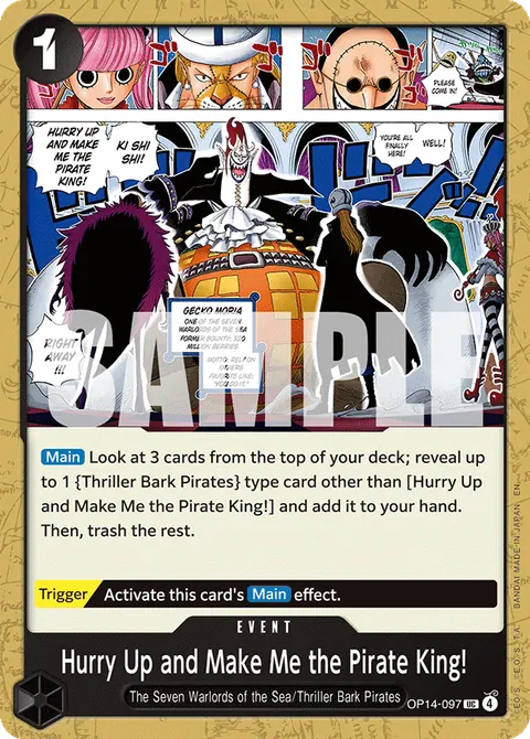 Hurry Up and Make Me the Pirate King!