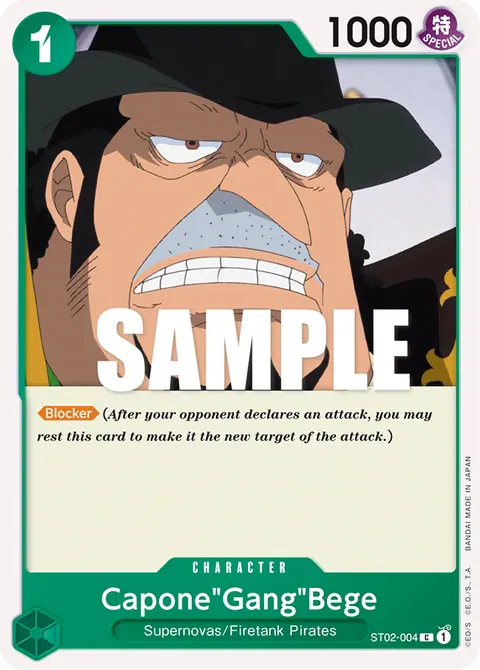 Capone"Gang"Bege (ST02-004) (Alternate Art)