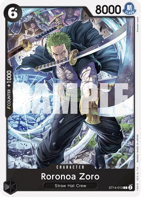 Roronoa Zoro - ST14-013 (Pirate Foil)