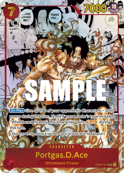 Portgas.D.Ace (Manga Rare)