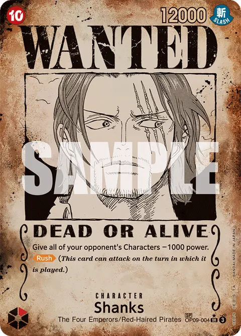 Shanks (Wanted Poster)