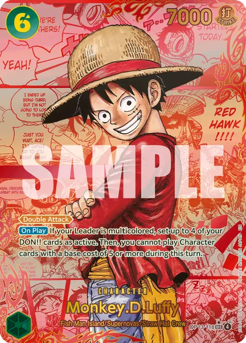 Monkey.D.Luffy (Red Super Parallel)