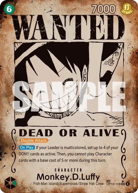 Monkey.D.Luffy (Wanted Poster)