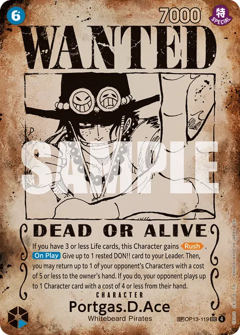 Portgas.D.Ace (Wanted Poster)