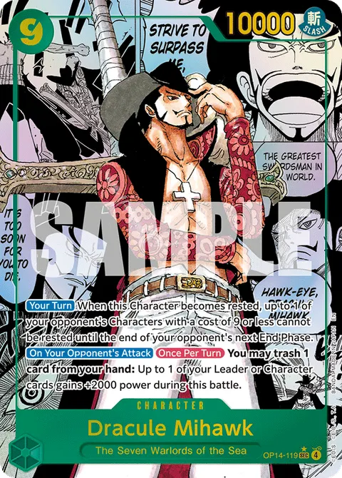 Dracule Mihawk (Manga Rare)