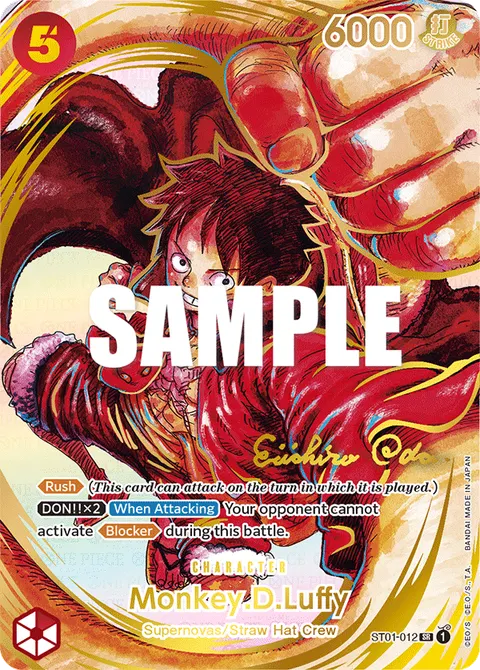 Monkey.D.Luffy (Gold Signature)