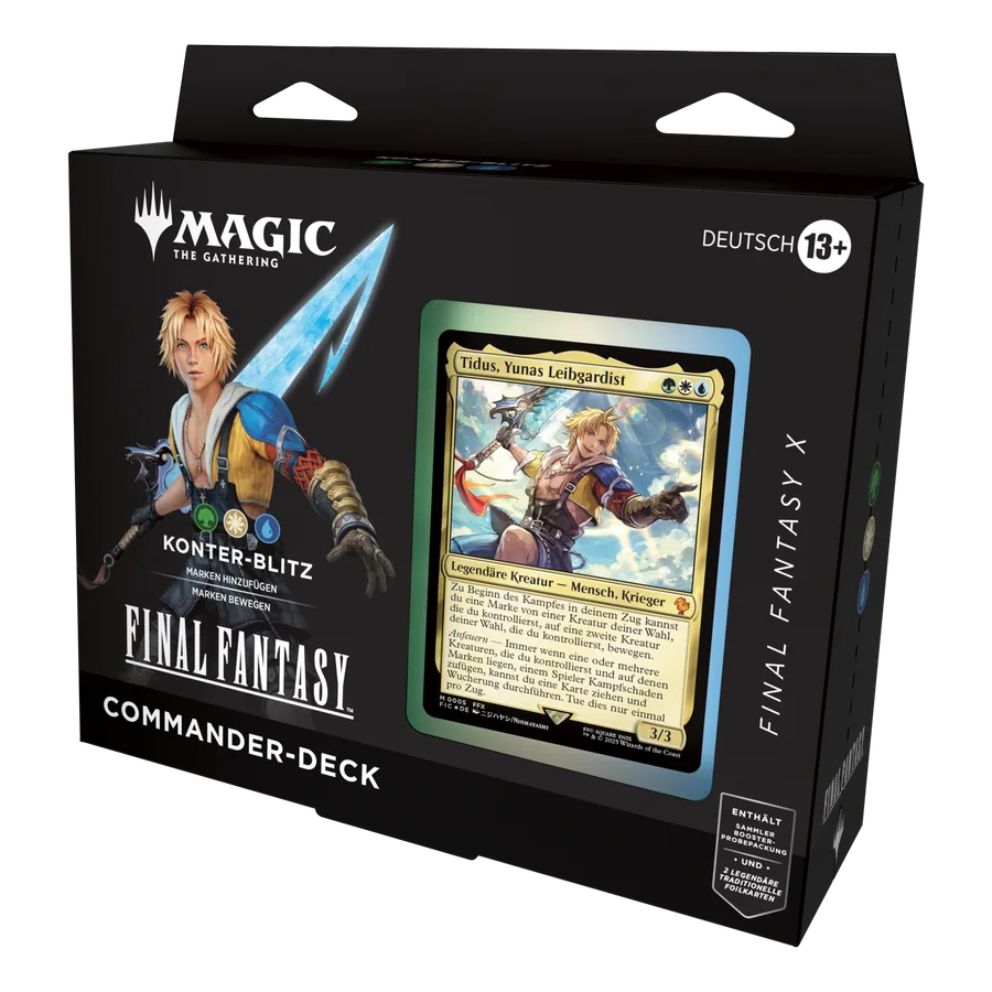 Final Fantasy - Commander Deck Konter-Blitz (Final Fantasy X) - tedesco