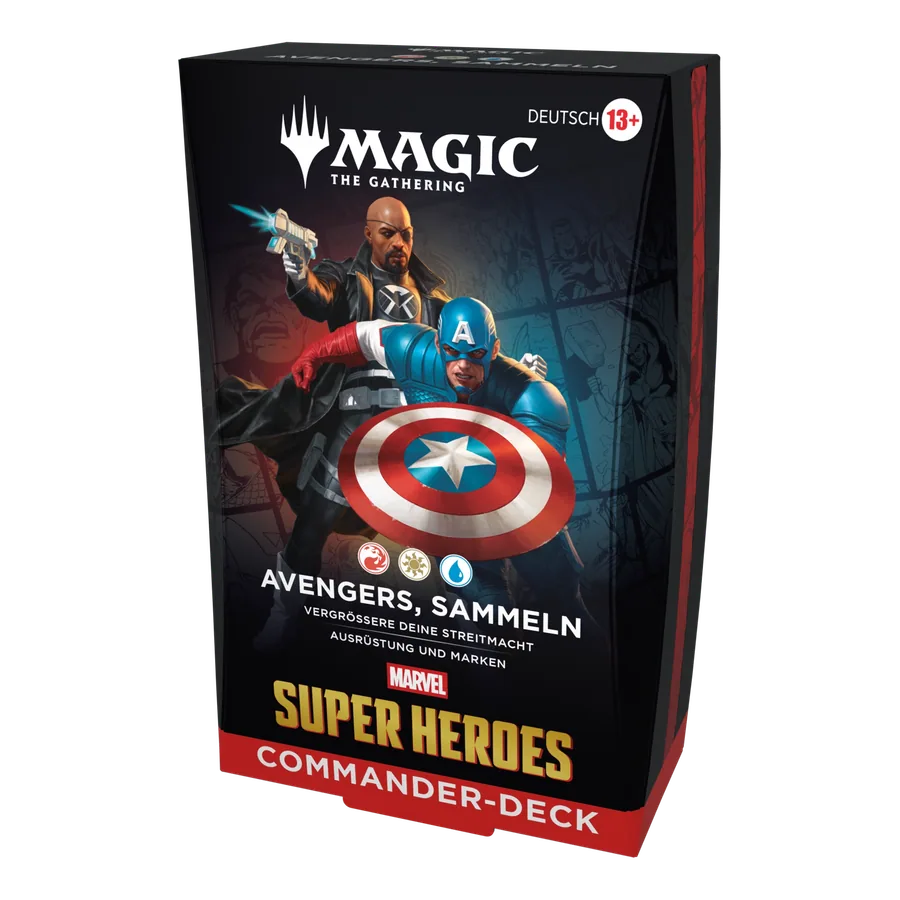 Marvel Super Heroes - Commander Deck Avengers, sammeln - tedesco