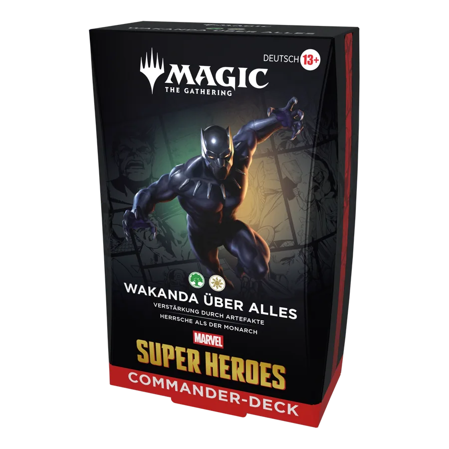 Marvel Super Heroes - Commander Deck Wakanda über Alles - tedesco