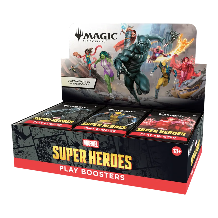 Marvel Super Heroes - Display di Play Booster (30 Play Booster) - inglese