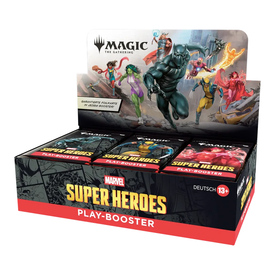 Marvel Super Heroes - Display di Play Booster (30 Play Booster) - tedesco