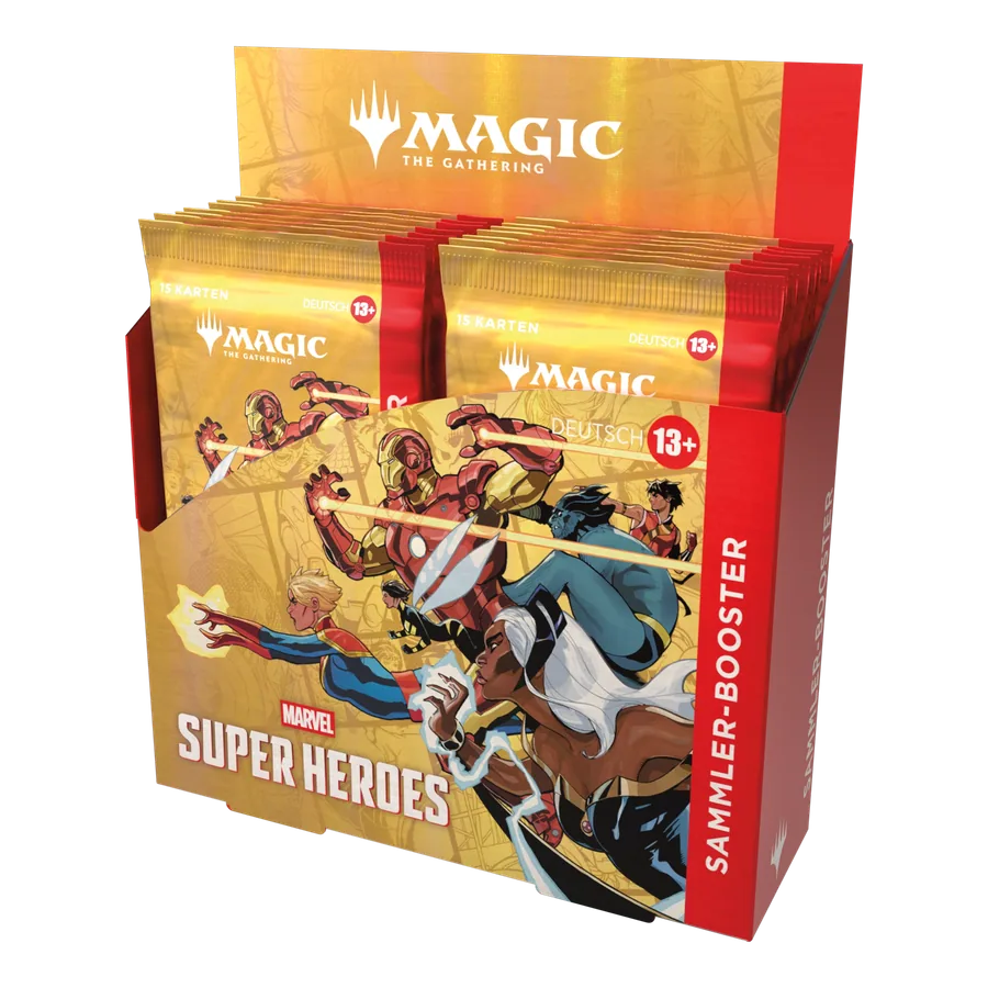Marvel Super Heroes - Display di buste da collezione (12 buste da collezione) - tedesco