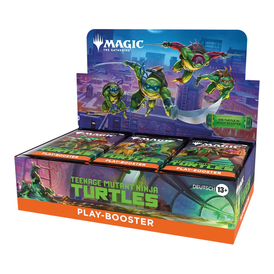 Teenage Mutant Ninja Turtles - Display di Play Booster (30 Play Booster) - tedesco