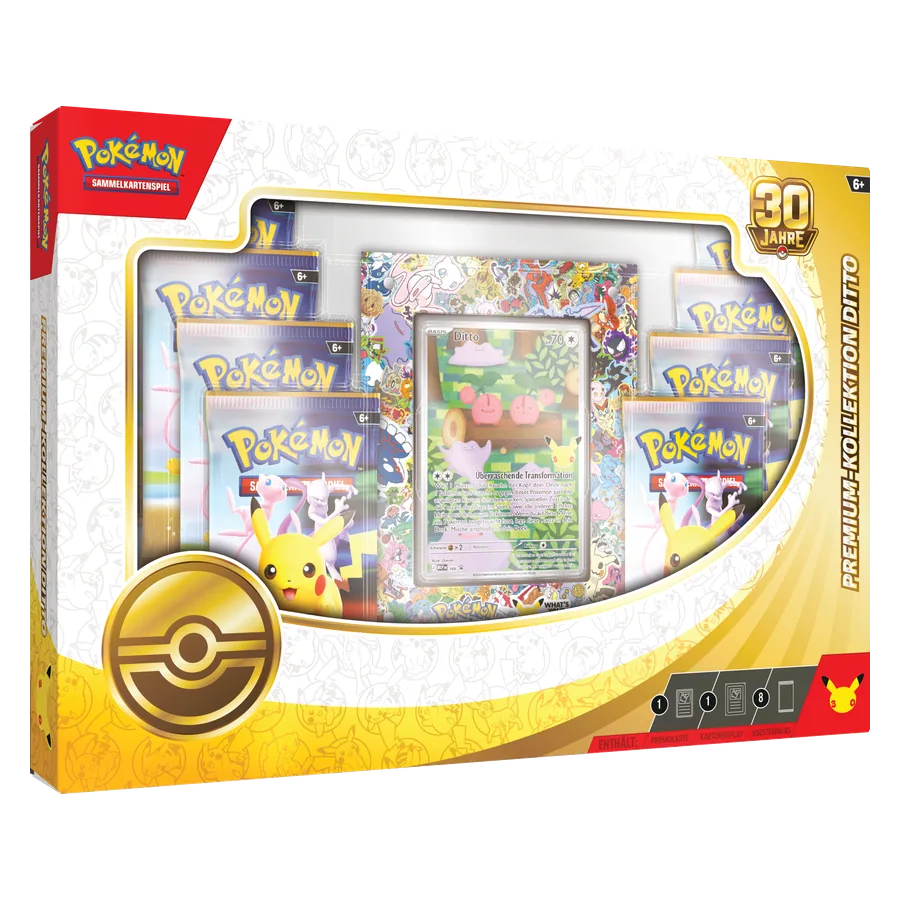 30 Jahre - Collezione Premium: Ditto - tedesco (8 buste, espositore in acrilico)