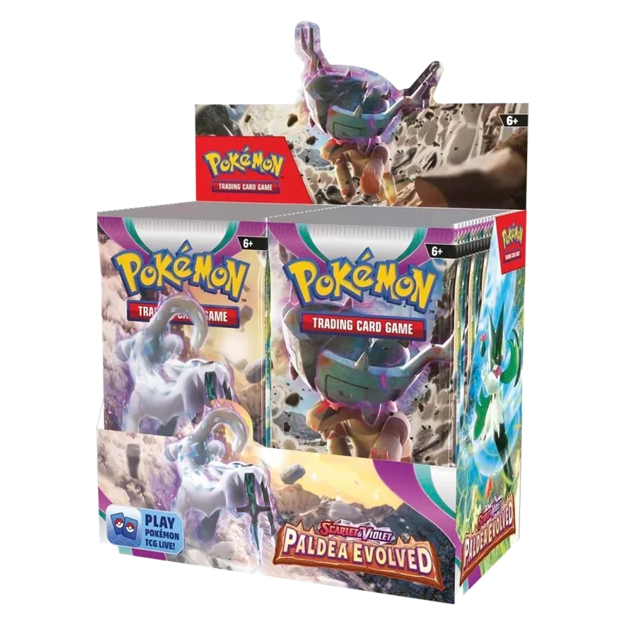 Pokemon Karmesin & Purpur Entwicklungen in Paldea Display di buste tedesco