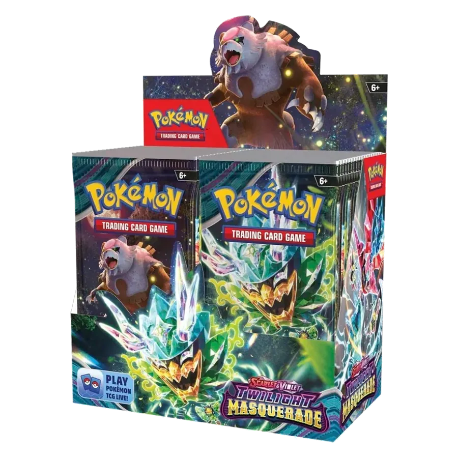 Pokemon Karmesin & Purpur Maskerade im Zwielicht Display di buste tedesco