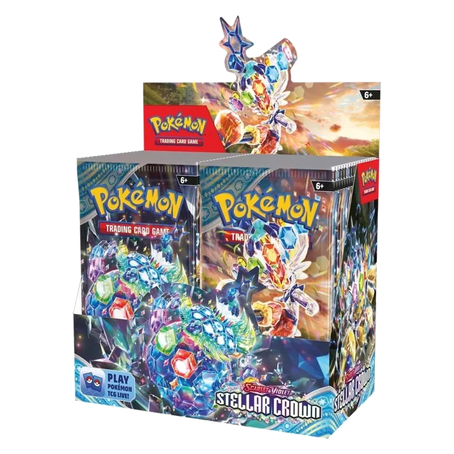 Pokemon Karmesin & Purpur Stellarkrone Display di buste tedesco